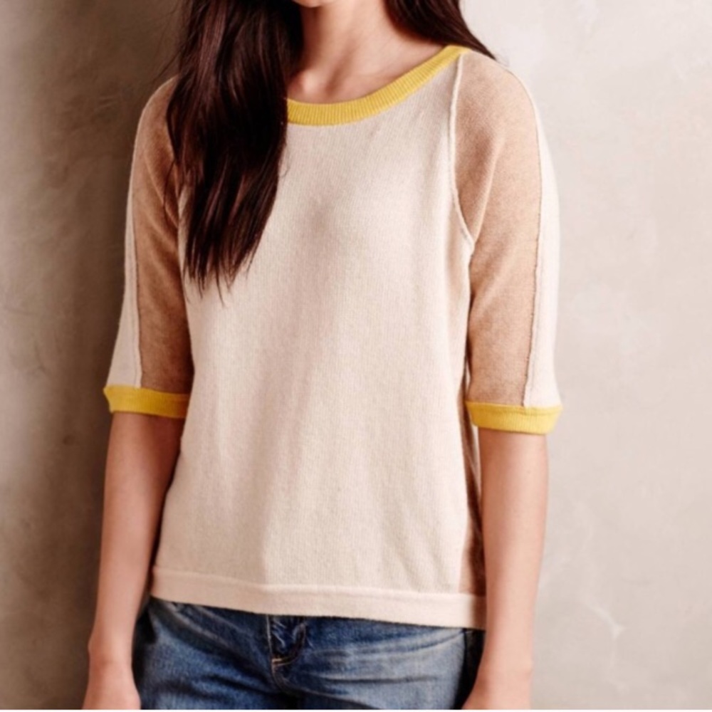 Anthropologie Field of Flowers Sweater